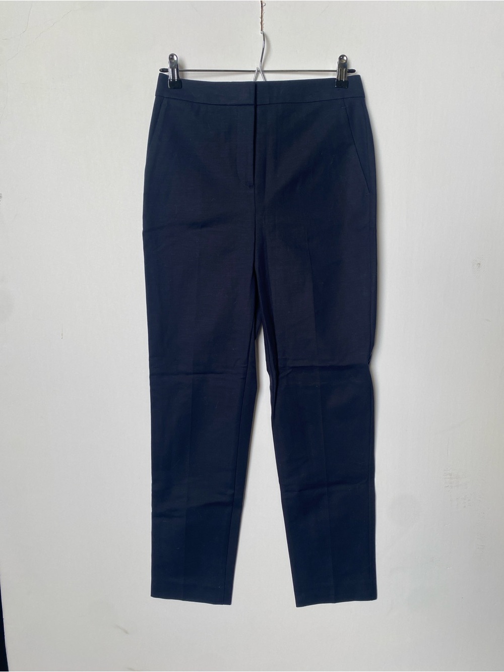 Ann Taylor Navy Straight Leg Tailored Pants